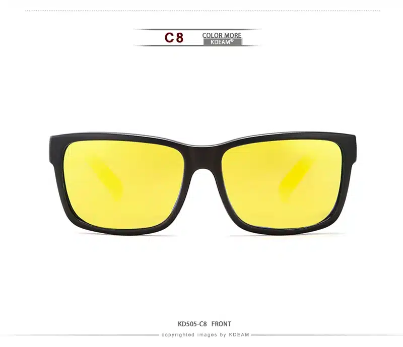 Revamp Of Sport Men Sunglasses Polarized KDEAM Shockingly Colors Sun Glasses Outdoor Elmore Style Sunglass With Box 35