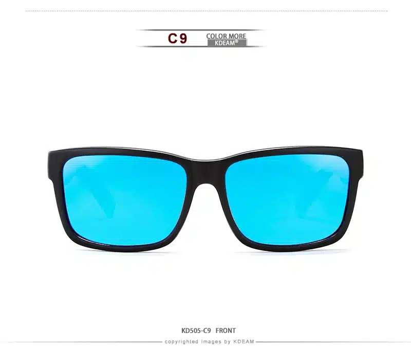 Revamp Of Sport Men Sunglasses Polarized KDEAM Shockingly Colors Sun Glasses Outdoor Elmore Style Sunglass With Box 38