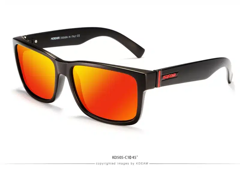 Revamp Of Sport Men Sunglasses Polarized KDEAM Shockingly Colors Sun Glasses Outdoor Elmore Style Sunglass With Box 42