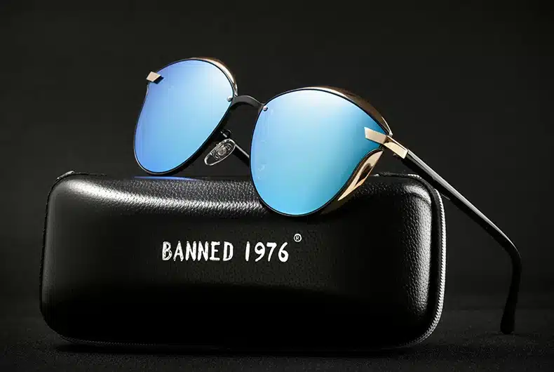 BANNED 1976 Luxury Women Sunglasses Fashion Round Ladies Vintage Retro Brand Designer Oversized Female Sun Glasses oculos gafas 16