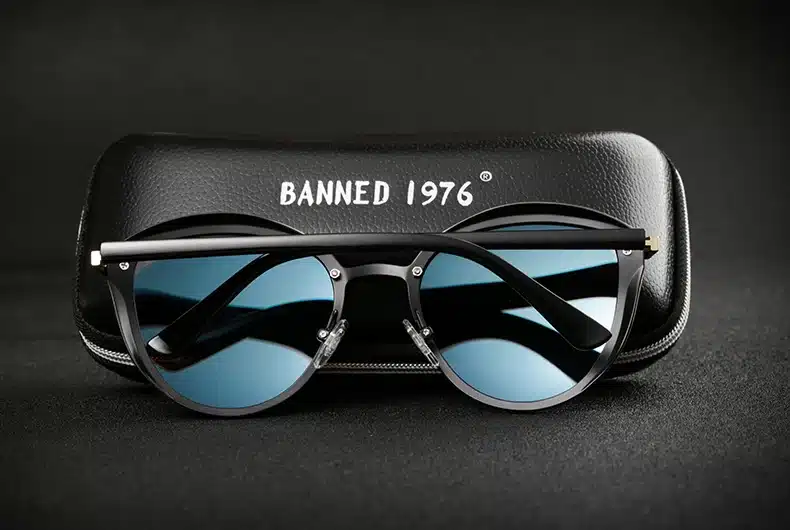 BANNED 1976 Luxury Women Sunglasses Fashion Round Ladies Vintage Retro Brand Designer Oversized Female Sun Glasses oculos gafas 17