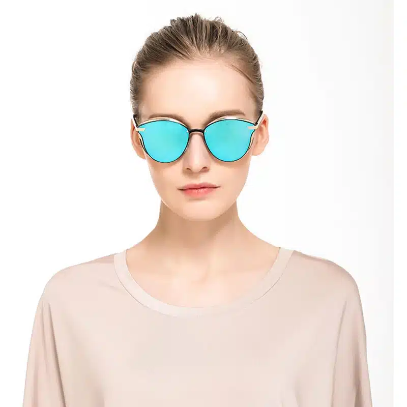 BANNED 1976 Luxury Women Sunglasses Fashion Round Ladies Vintage Retro Brand Designer Oversized Female Sun Glasses oculos gafas 40