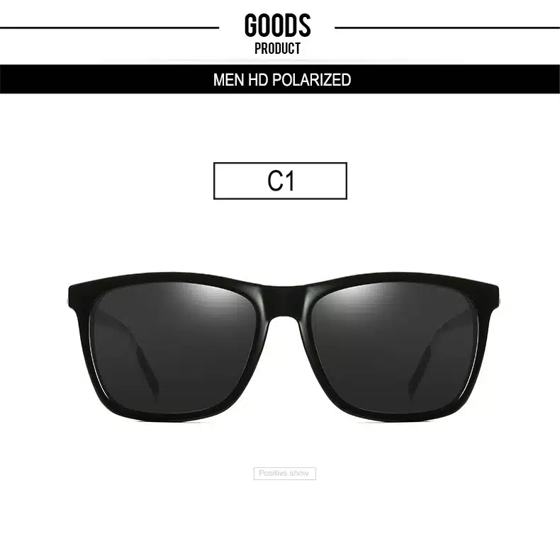 Polarized Sunglasses Men Night Vision Driving Aluminum Magnesium Sun Glasses Brand Square Unisex Travel Eyewear UV400 6108 17