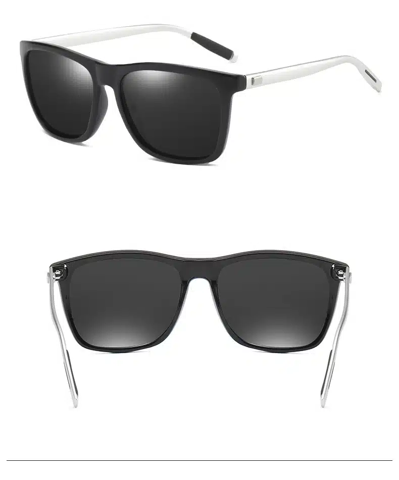 Polarized Sunglasses Men Night Vision Driving Aluminum Magnesium Sun Glasses Brand Square Unisex Travel Eyewear UV400 6108 18