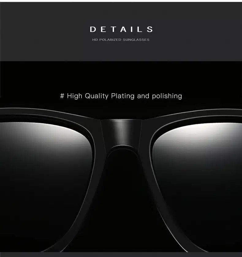 Polarized Sunglasses Men Night Vision Driving Aluminum Magnesium Sun Glasses Brand Square Unisex Travel Eyewear UV400 6108 24