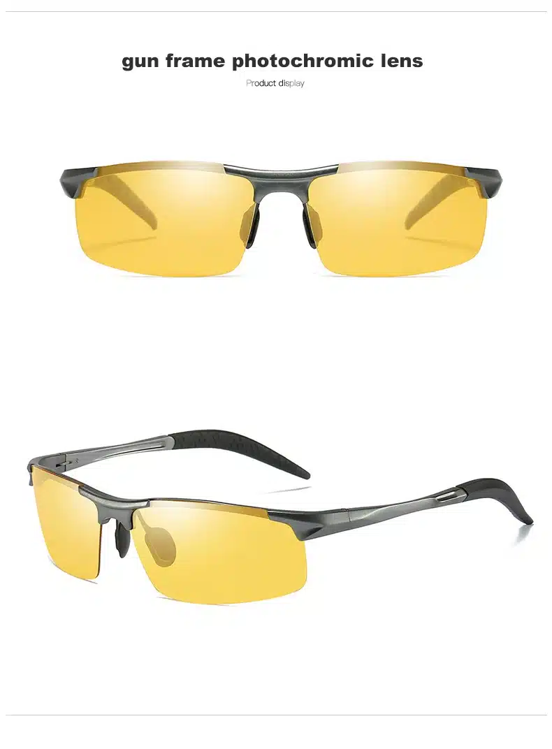 Aluminum Magnesium Photochromic Sunglasses Polarized Night Vision Glasses Men Oculos Driver Yellow Driving Glasses gafas de sol 20