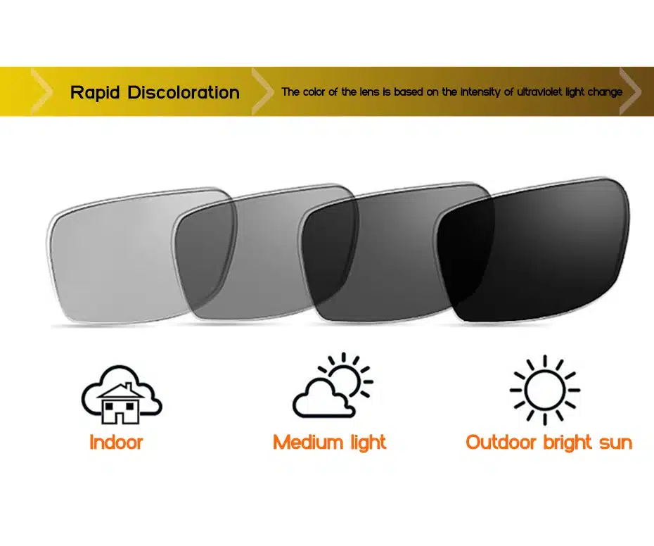 Caponi Driving Photochromic Sunglasses Men Polarized Chameleon Discoloration Sun glasses for men oculos de sol masculino RB8722 12