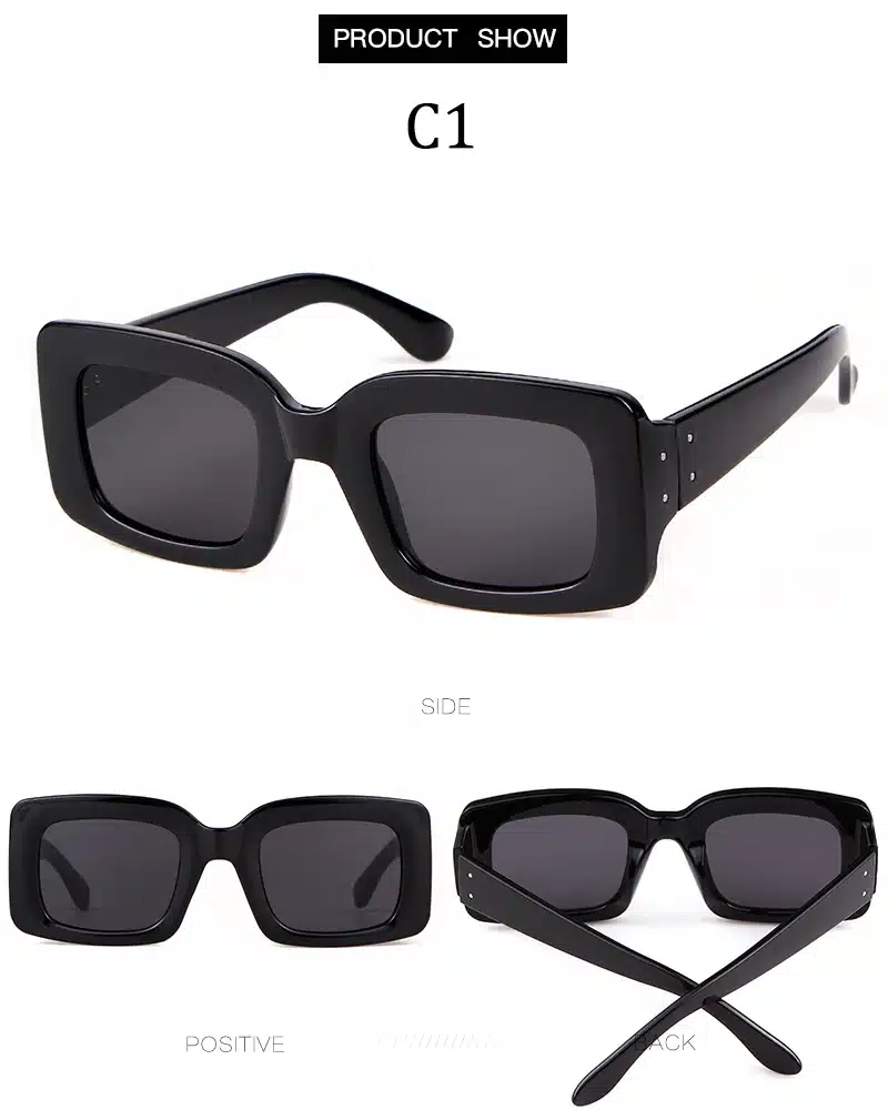 STORY 2018 Vintage Retro Small Square Sunglasses Brand Designer Fashion Leopard Frame Rectangular Sun Glasses Women UV400 Shades 9