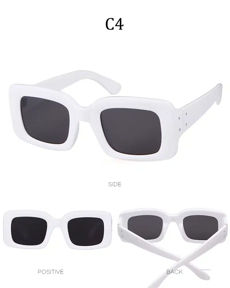STORY 2018 Vintage Retro Small Square Sunglasses Brand Designer Fashion Leopard Frame Rectangular Sun Glasses Women UV400 Shades 12