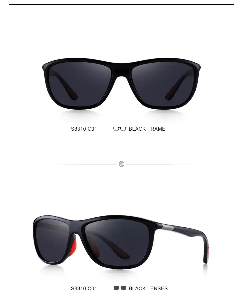 MERRYS DESIGN Men HD Polarized Sunglasses Sports Fishing Eyewear UV400 Protection S8310 20