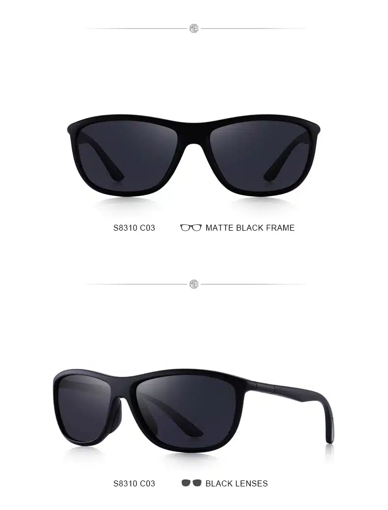 MERRYS DESIGN Men HD Polarized Sunglasses Sports Fishing Eyewear UV400 Protection S8310 24