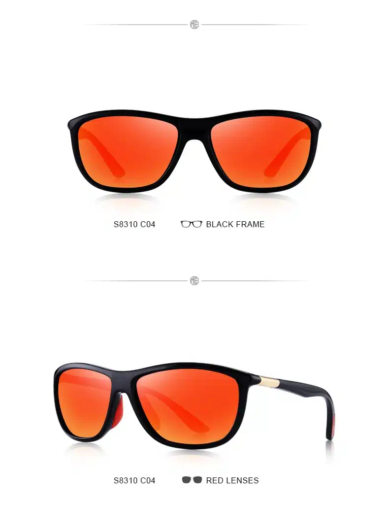 MERRYS DESIGN Men HD Polarized Sunglasses Sports Fishing Eyewear UV400 Protection S8310 26