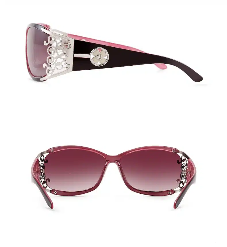 PARZIN Luxury Brand Vintage Sunglasses Women Polarized Ladies Sun Glasses For Women Hollow Lace Feminine Glasses For Driving 27