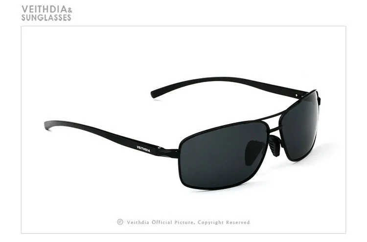 VEITHDIA Brand New Polarized Men's Sunglasses Aluminum Sun Glasses Eyewear Accessories For Men oculos de sol masculino 2458 19