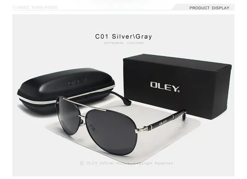 OLEY Brand Sunglasses Men Polarized Fashion Classic Pilot Sun Glasses Fishing Driving Goggles Shades For Men/Wome Y7005 17
