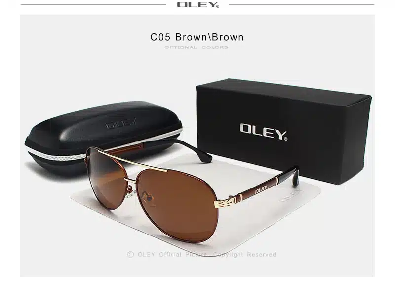 OLEY Brand Sunglasses Men Polarized Fashion Classic Pilot Sun Glasses Fishing Driving Goggles Shades For Men/Wome Y7005 21