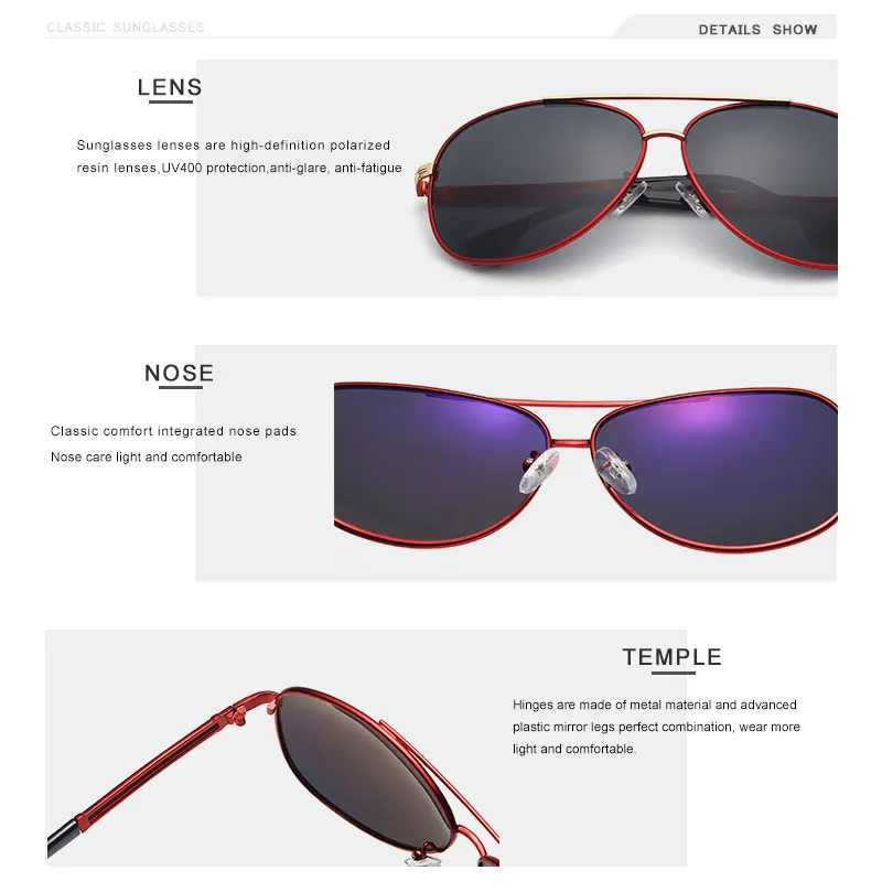 OLEY Brand Sunglasses Men Polarized Fashion Classic Pilot Sun Glasses Fishing Driving Goggles Shades For Men/Wome Y7005 23
