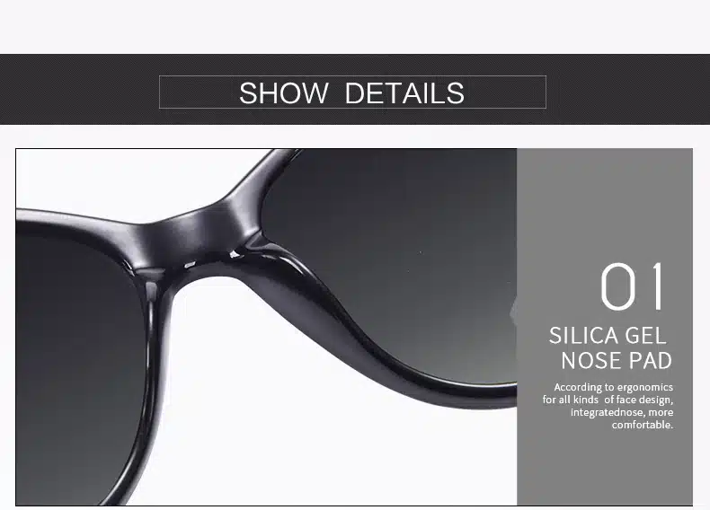 AOFLY BRAND DESIGN Cat Eye Polarized Sunglasses Women Polarized Sun Glasses Female Gradient Shades Oculos Feminino UV400 19