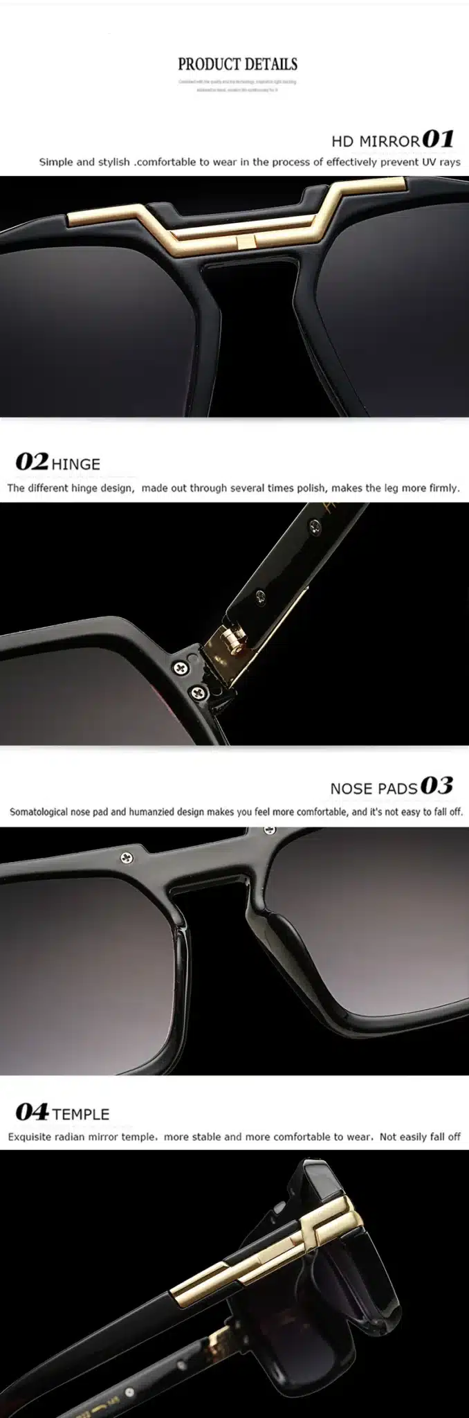Fashion Sunglasses Women Men Luxury Brand Designer Sun Glasses Bige Frame For Ladies UV400 Female Male Oversized Oculos RS071 18