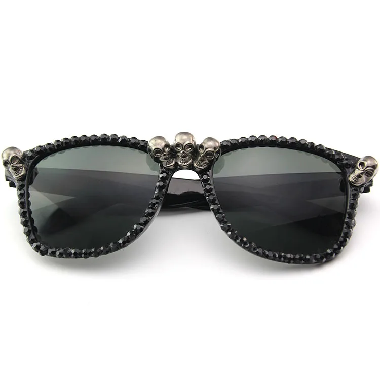 Vazrobe handmade Cat Eye Sunglasses Women Glasses woman rhinestone DIY Steampunk Drop Shipping Wholesale High Quality 12