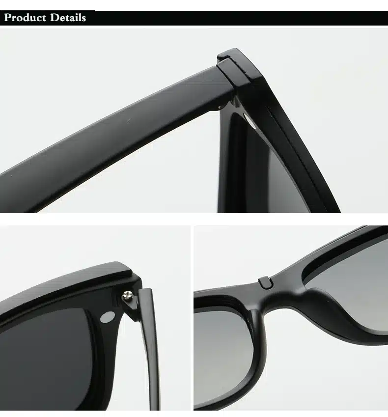 Fashion Optical Spectacle Frame Men Women With 5 Clip On Sunglasses Polarized Magnetic Glasses For Male Myopia Eyeglasses RS159 17