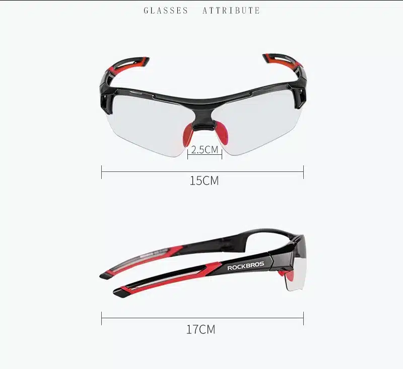 ROCKBROS Photochromic Cycling Sunglasses Eyewear UV400 MTB Road Bicycle Myopia Goggles For Women Men Outdoor Sports Bike Glasses 14