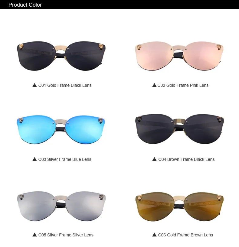 MERRYS Fashion Women Gothic Eyewear Skull Frame Metal Temple Oculos de sol UV400 15