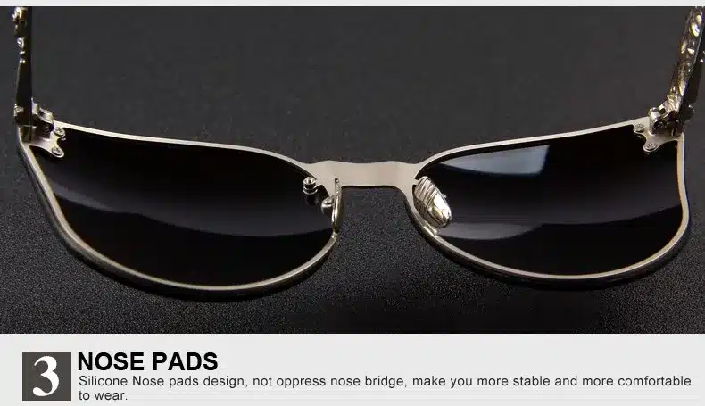 MERRYS Fashion Women Gothic Eyewear Skull Frame Metal Temple Oculos de sol UV400 29