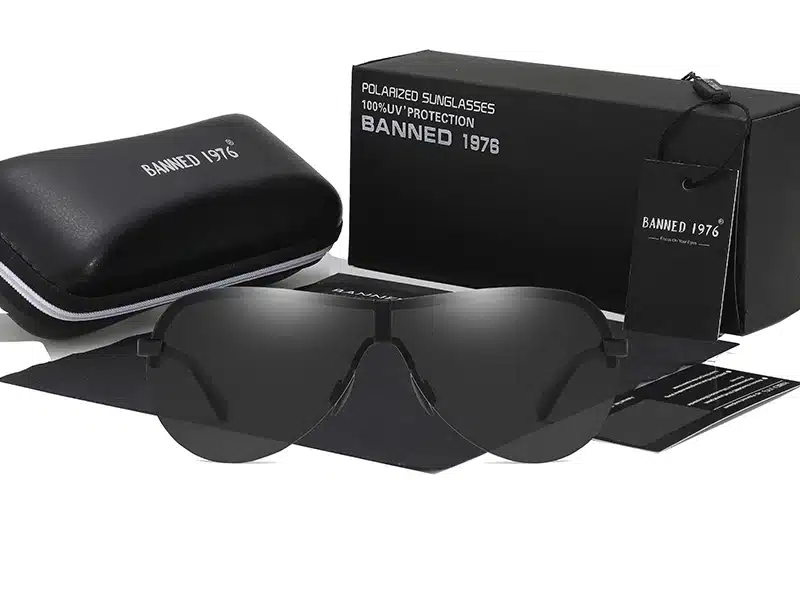 BANNED 1976 Polarized Sunglasses Men Driving Aluminum Magnesium Sun Glasses man Brand Square Unisex male Travel Eyewear UV400 17
