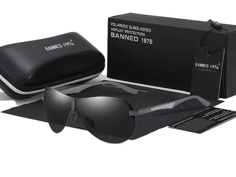 BANNED 1976 Polarized Sunglasses Men Driving Aluminum Magnesium Sun Glasses man Brand Square Unisex male Travel Eyewear UV400 19