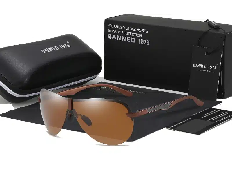 BANNED 1976 Polarized Sunglasses Men Driving Aluminum Magnesium Sun Glasses man Brand Square Unisex male Travel Eyewear UV400 25
