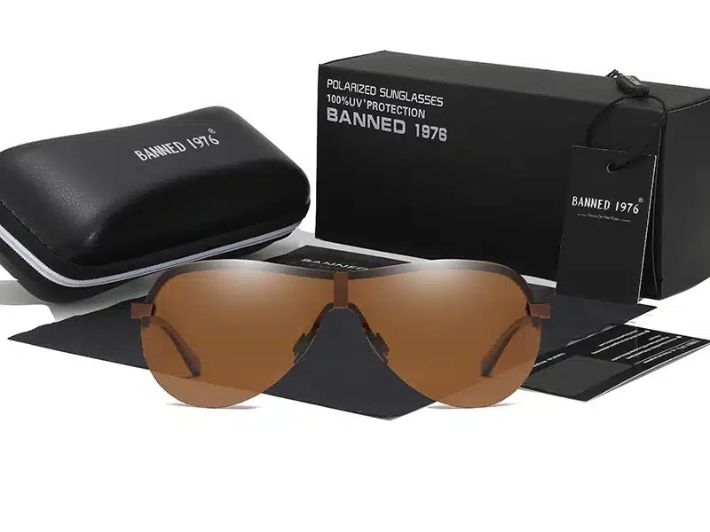BANNED 1976 Polarized Sunglasses Men Driving Aluminum Magnesium Sun Glasses man Brand Square Unisex male Travel Eyewear UV400 26