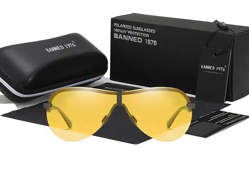BANNED 1976 Polarized Sunglasses Men Driving Aluminum Magnesium Sun Glasses man Brand Square Unisex male Travel Eyewear UV400 32