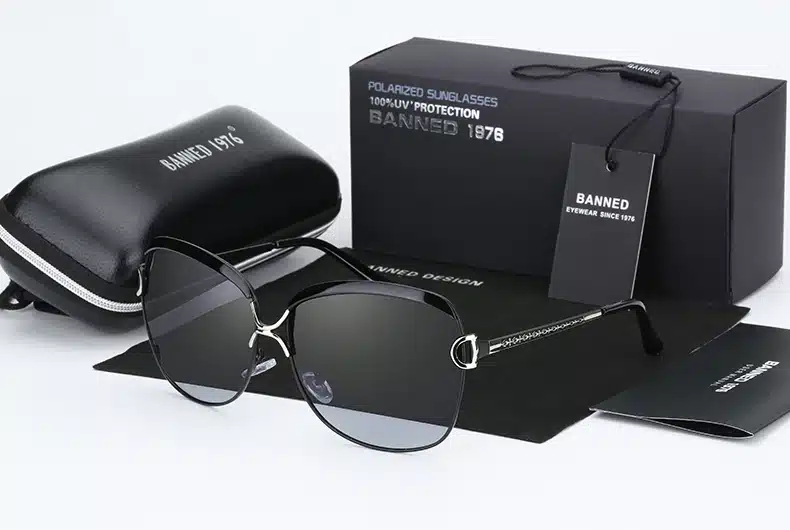 100% original 2018 Star Style HD Polarized Women Luxury Sunglasses Brand Designer Cool latest female UV400 Sun Glasses with box 22