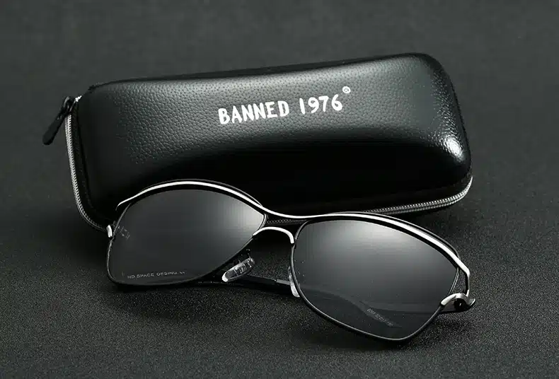 BANNED Fashion new arrival Sunglasses Women Popular Brand Design Polarized Sunglasses Summer Sun Glasses With Original Case 12