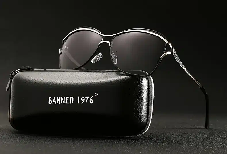 BANNED Fashion new arrival Sunglasses Women Popular Brand Design Polarized Sunglasses Summer Sun Glasses With Original Case 14