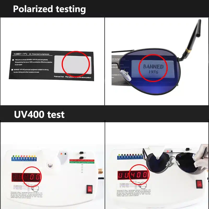 Brand HD Polarized Sunglasses UV400 Men Women cool Fashion Eyes hot Sun Glasses With Accessories driving aviation oculos de sol 5