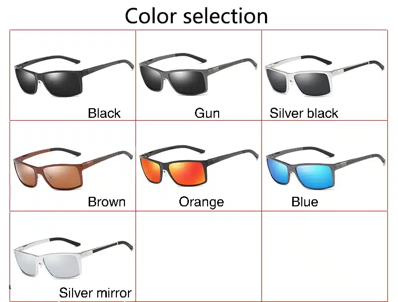 2019 New Arrival Aluminum Brand men Sunglasses HD Polarized Lens Vintage Eyewear Accessories Sun Glasses Oculos For Men male 605 18