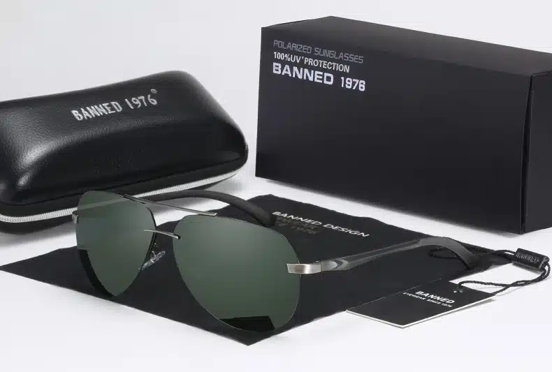 Aluminum magnesium HD polarized fashion Sunglasses women men driving sun Glasses vintage oculos de sol with original brand box 46