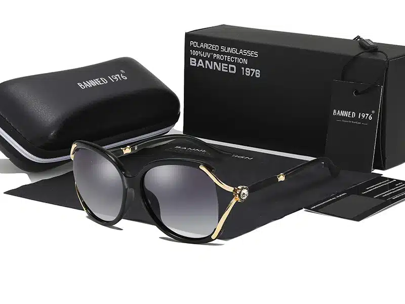 HD Polarized UV Fashion Sunglasses Women Luxury Brand Designer Vintage Sun glasses Female Rivet Shades Big Frame Style Eyewear 18