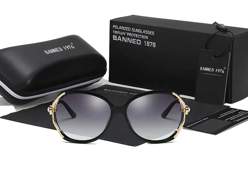 HD Polarized UV Fashion Sunglasses Women Luxury Brand Designer Vintage Sun glasses Female Rivet Shades Big Frame Style Eyewear 19