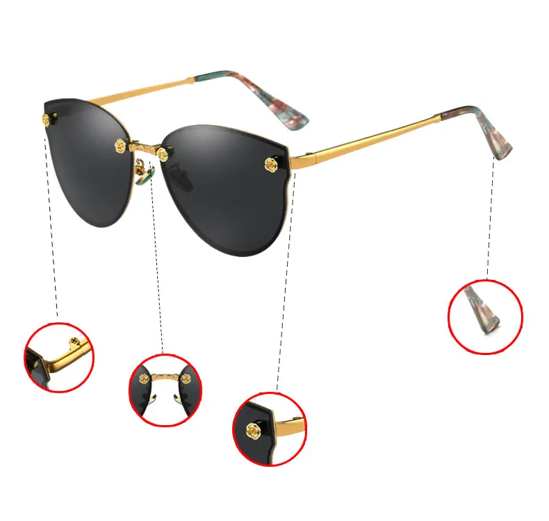 2018 high Quality HD Polarized UV400 Sunglasses cool summer Fashion cool women driving sun Glasses gafas de sol lady's shade 18