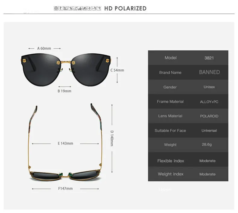 2018 high Quality HD Polarized UV400 Sunglasses cool summer Fashion cool women driving sun Glasses gafas de sol lady's shade 20