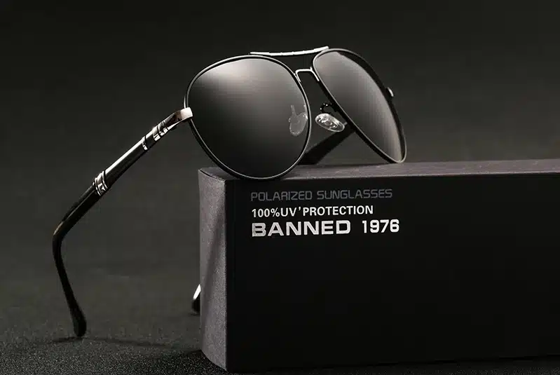 2018 new Brand Men Polarized Sunglasses man sun glasses Full Alloy Rim men sunglasses metal big Driving glasses original box 10