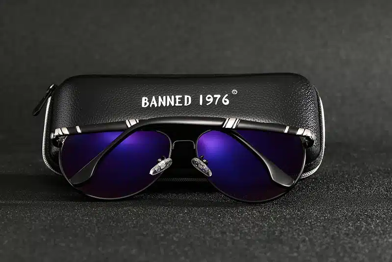 2018 new Brand Men Polarized Sunglasses man sun glasses Full Alloy Rim men sunglasses metal big Driving glasses original box 12