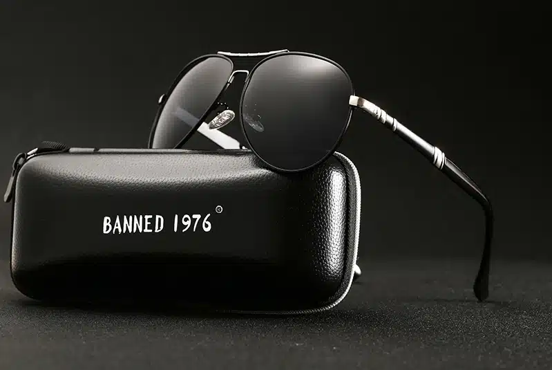 2018 new Brand Men Polarized Sunglasses man sun glasses Full Alloy Rim men sunglasses metal big Driving glasses original box 13