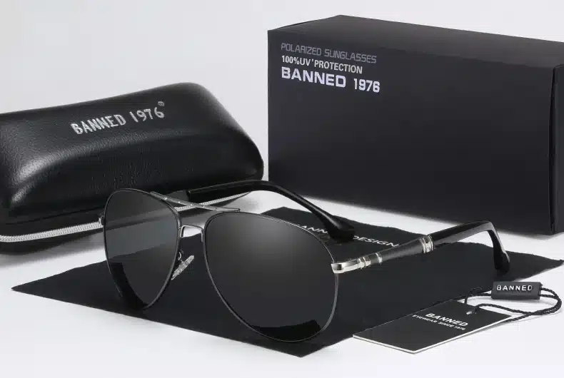 2018 new Brand Men Polarized Sunglasses man sun glasses Full Alloy Rim men sunglasses metal big Driving glasses original box 24