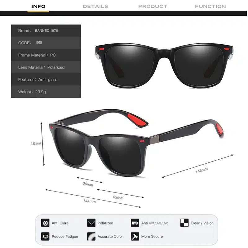 2019 Cool HD Polarized men Sunglasses uv400 protection fashion brand new women driving oculos de sol sun Glasses with gift box 12