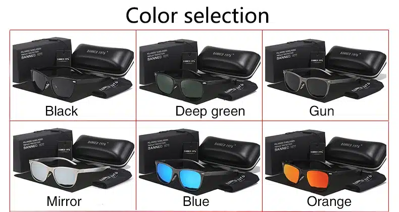 2018 Aluminum Magnesium HD Polarized Fashion Men's Mirror Sun Glasses cool Goggle Eyewear Female / Male Sunglasses For Women/Men 9