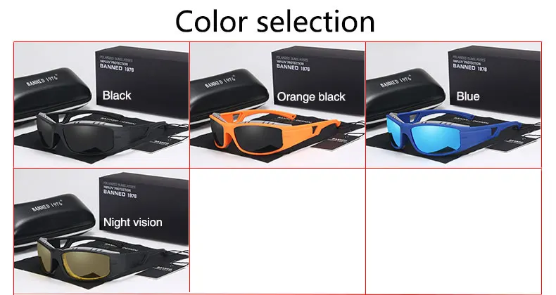 Brand 2018 Polarized Sunglasses Men women Sport Eyewear Brand Designer Driving Oculos De Sol Reflective Coating UV400 With Case 25